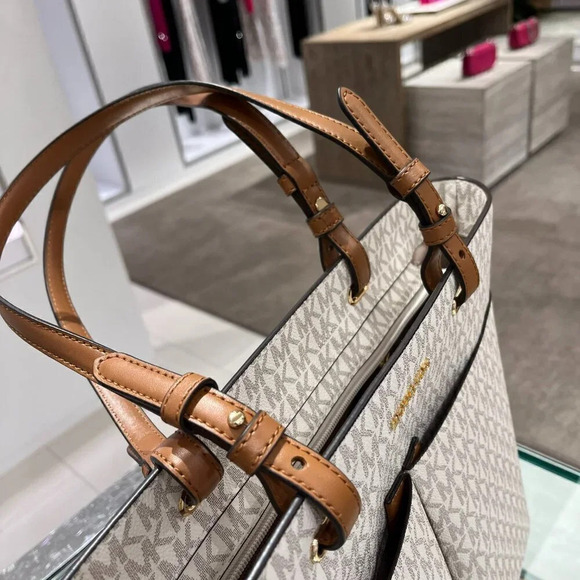 MICHAEL KORS BEDFORD MEDIUM LOGO TOTE BAG 30F2GBFT2B - Picture 8 of 12